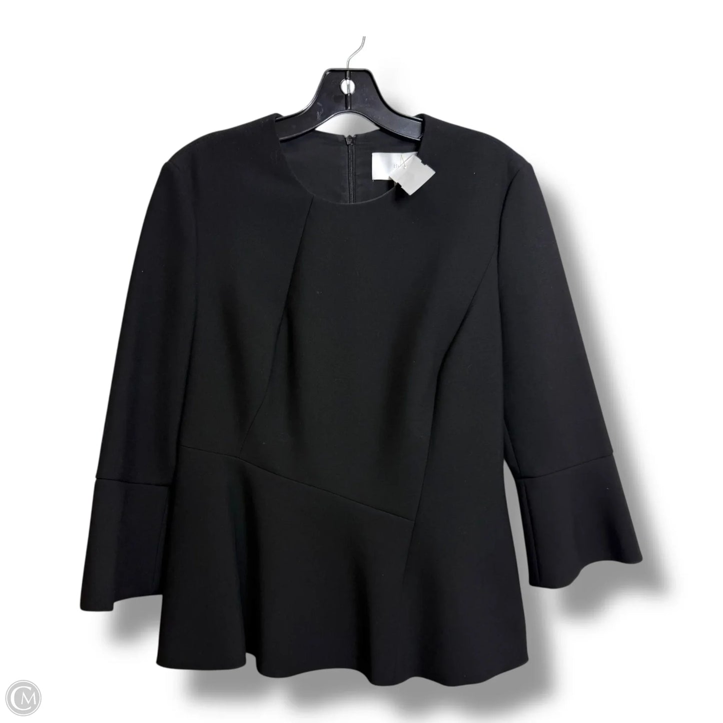 Top Long Sleeve By Hugo Boss In Black, Size: S