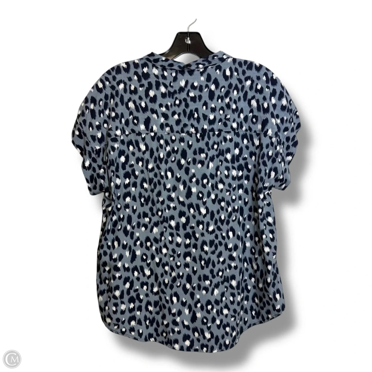 Top Short Sleeve By Clothes Mentor In Animal Print, Size: M