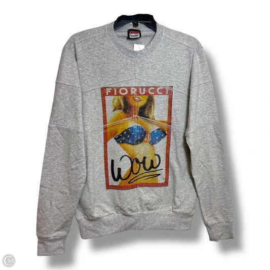 Sweatshirt Crewneck By FIORUCCI In Grey, Size: M