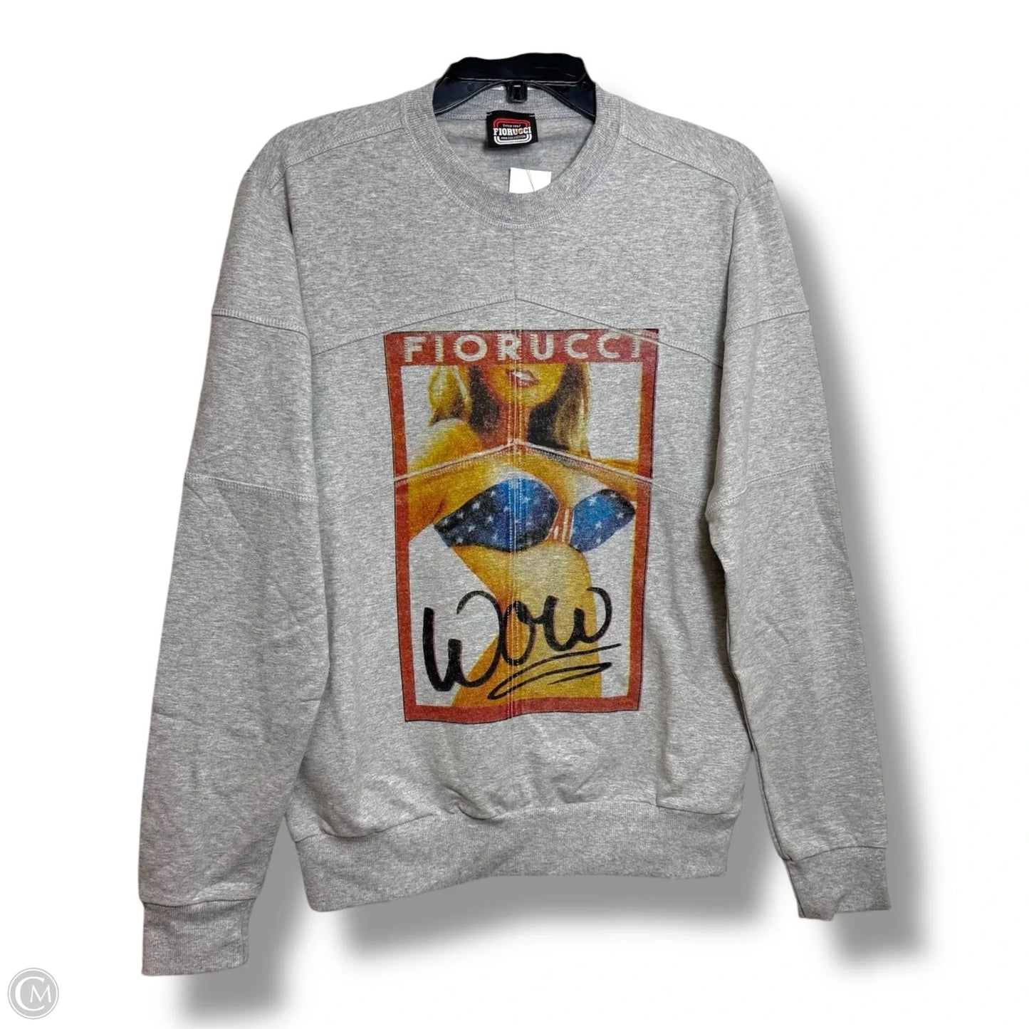 Sweatshirt Crewneck By FIORUCCI In Grey, Size: M