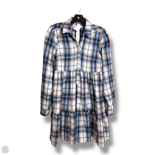 Dress Casual Short By Miami In Plaid Pattern, Size: S