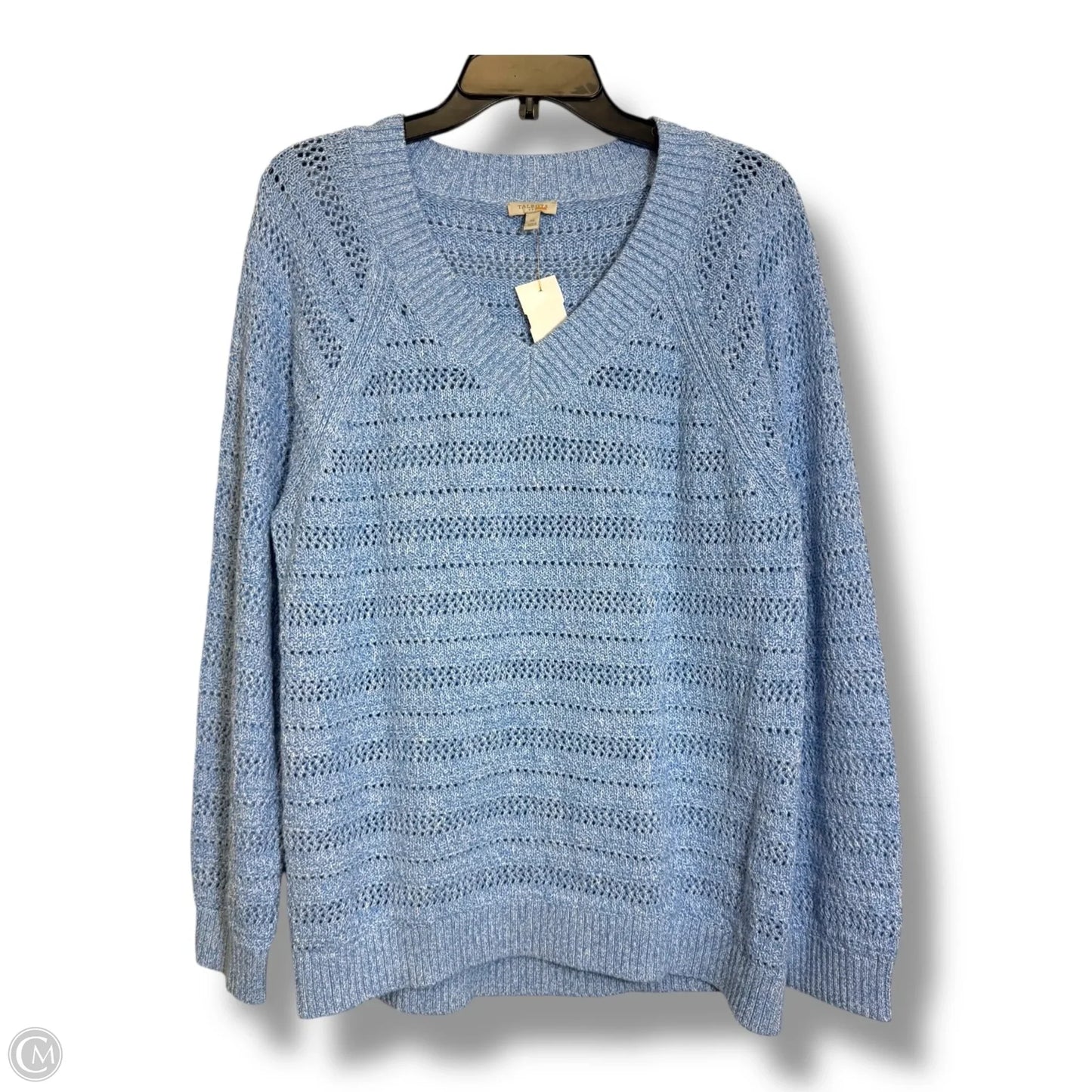 Sweater By Talbots In Blue, Size: Xl