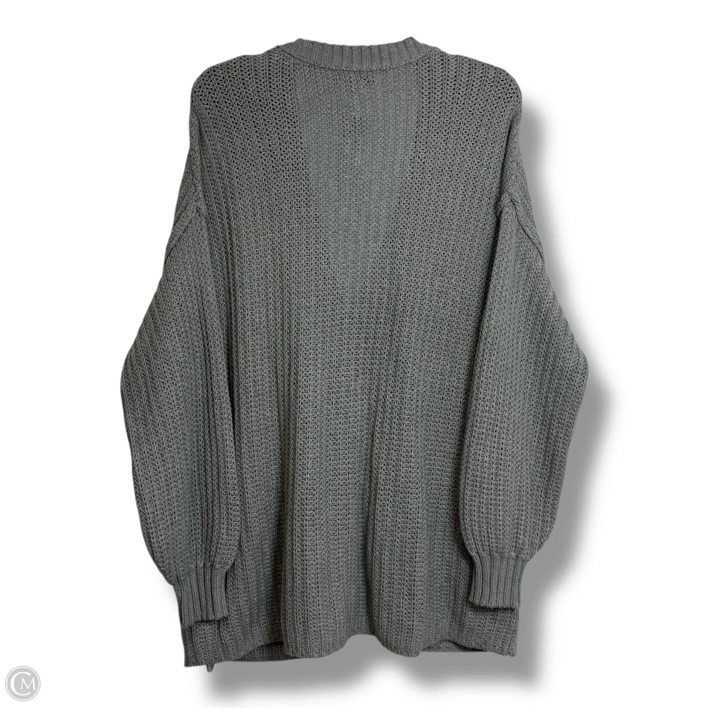 Oversized Cardigan By American Eagle In Grey, Size: Xs