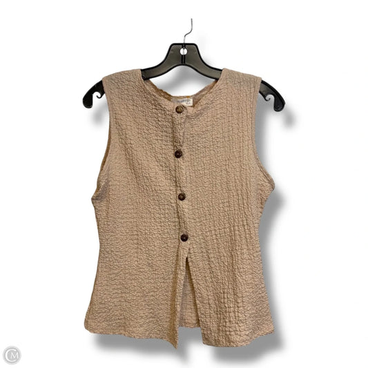 Top Sleeveless By See You Monday In Beige, Size: Xl