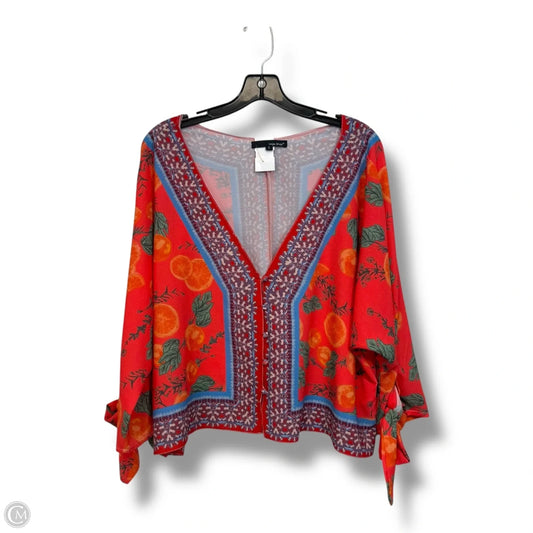 Top 3/4 Sleeve By Clothes Mentor In Multi-colored, Size: S