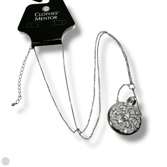 Sterling silver Perfume bottle pendant Necklace Chain By Clothes Mentor
