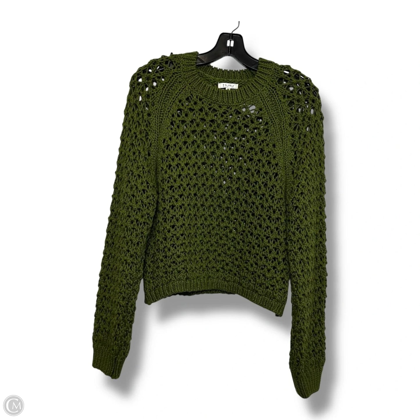Sweater By Z Supply In Green, Size: Xs