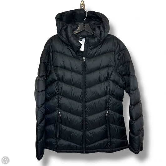 Jacket Puffer & Quilted By Charter Club In Black, Size: L