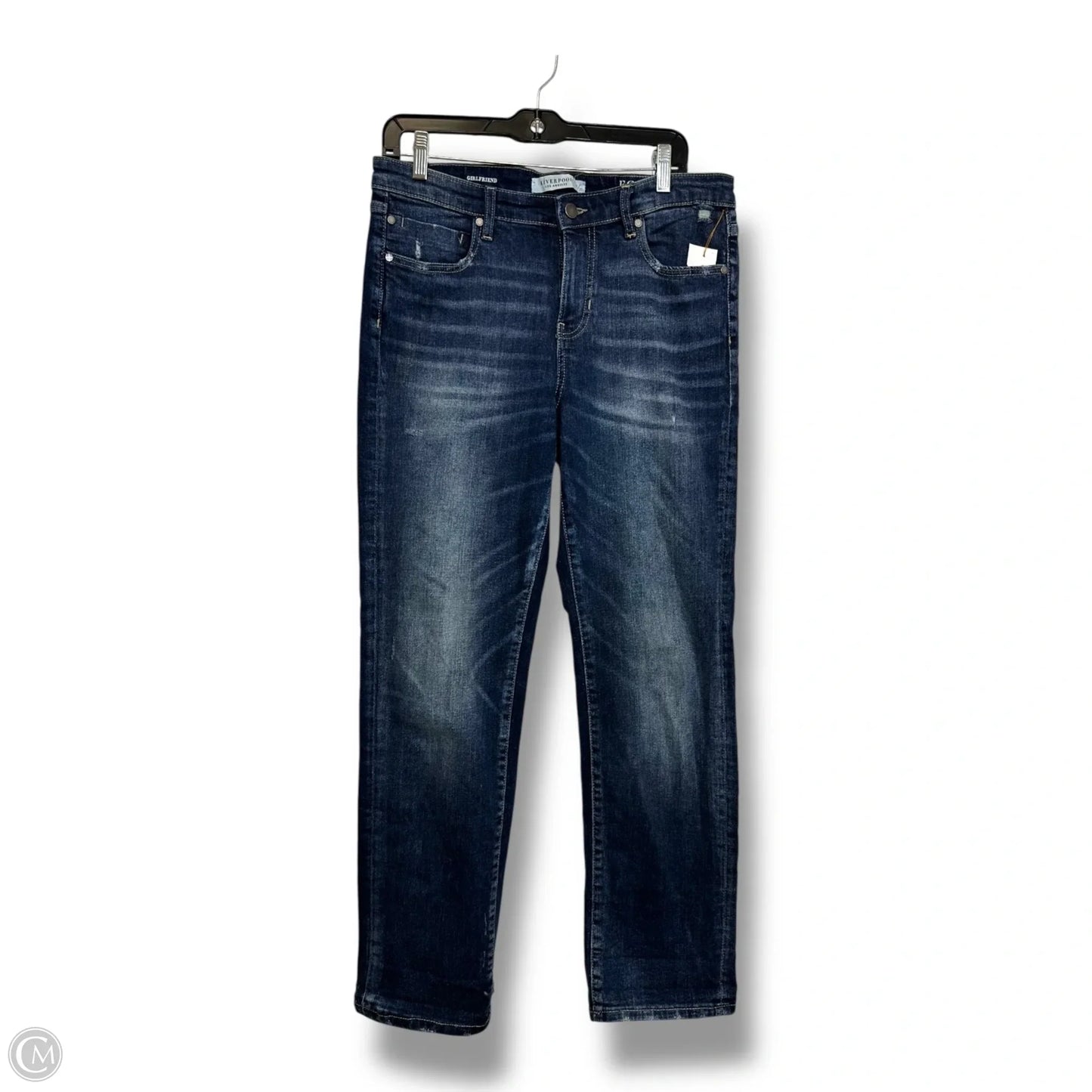 Jeans girlfriend By Liverpool In Blue Denim, Size: 8