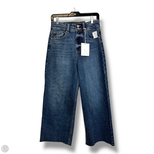 Jeans Wide Leg By Kancan In Blue Denim, Size: 6