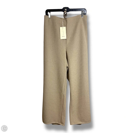 Pants Cropped By Clothes Mentor In Tan, Size: 3x