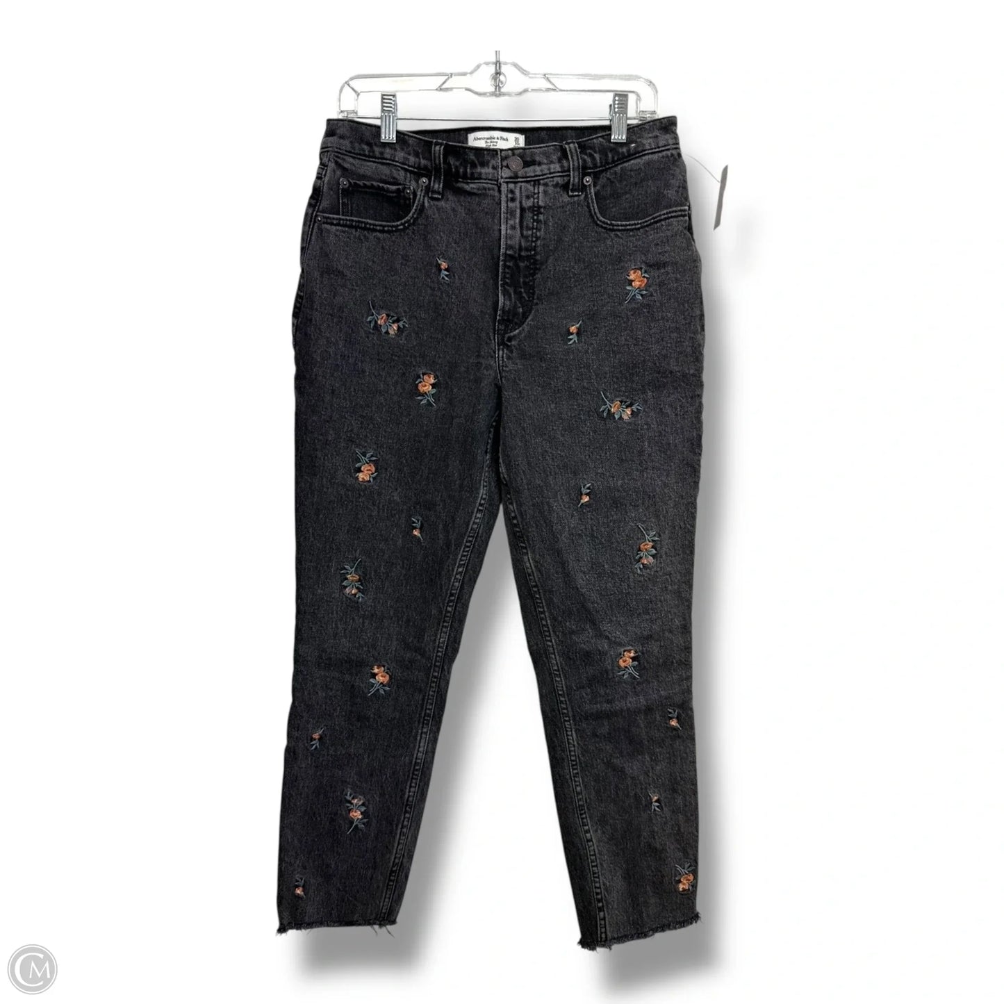 Jeans high rise skinny By Abercrombie And Fitch In Floral Print, Size: 10