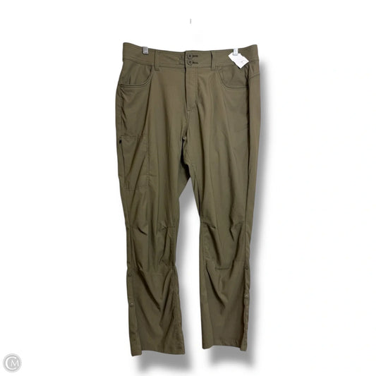 Standard fit Athletic Pants By Prana In Taupe, Size: 12