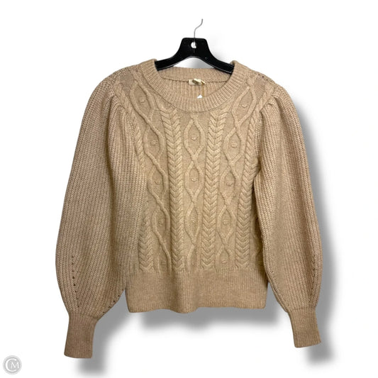 Sweater By Ana In Tan, Size: S