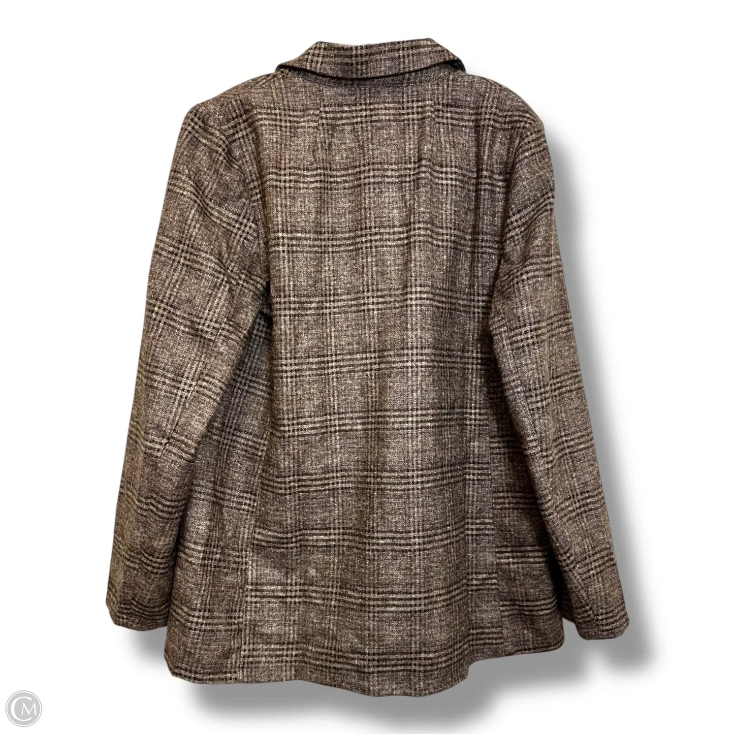Blazer By Hem & Thread In Plaid Pattern, Size: L
