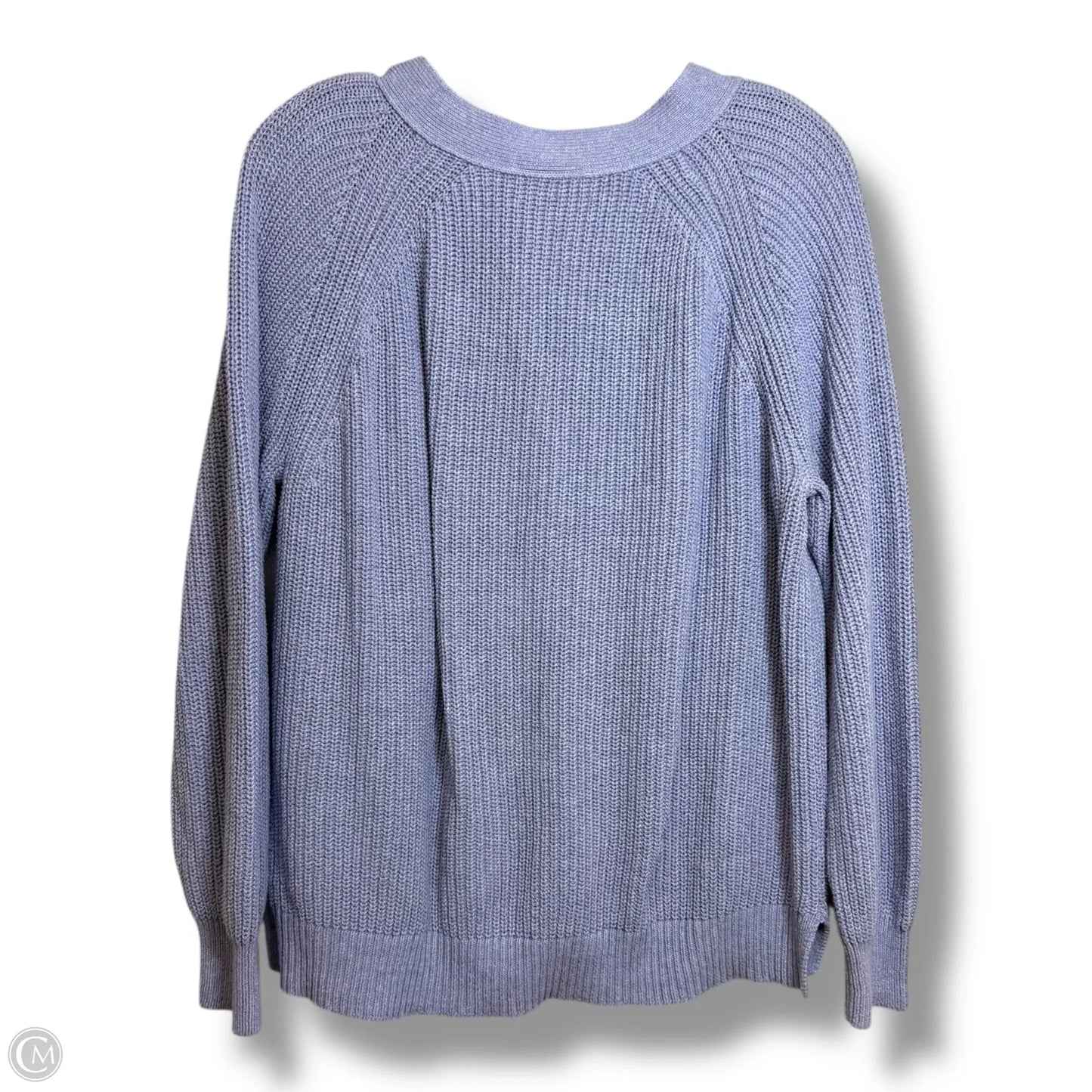Sweater By Loft In Blue, Size: L