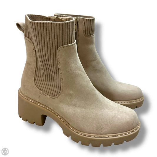 Boots Ankle Flats By No Boundaries In Beige, Size: 7
