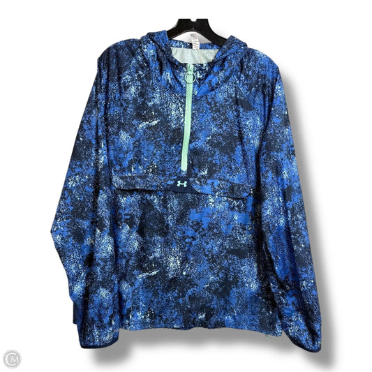 Athletic Jacket By Under Armour In Blue, Size: Xl