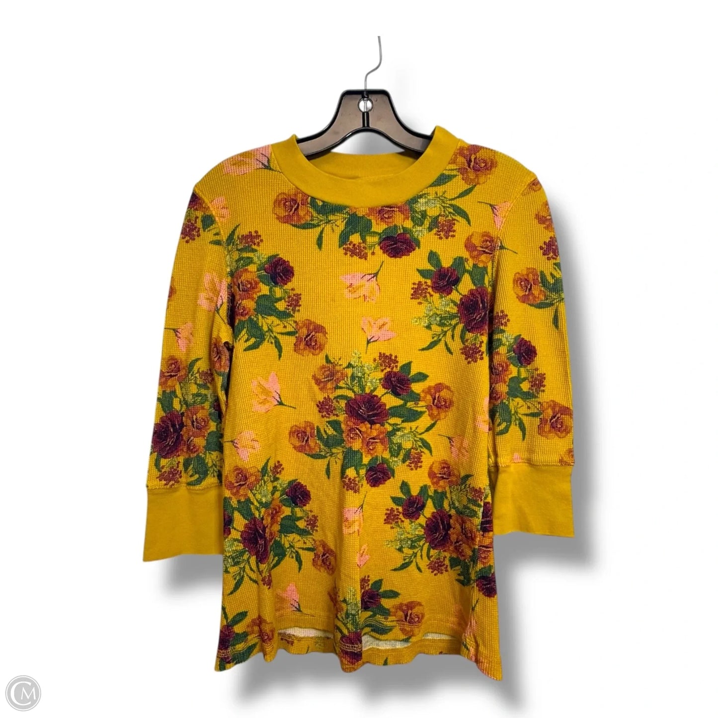 Top Long Sleeve By Sundance In Floral Print, Size: M