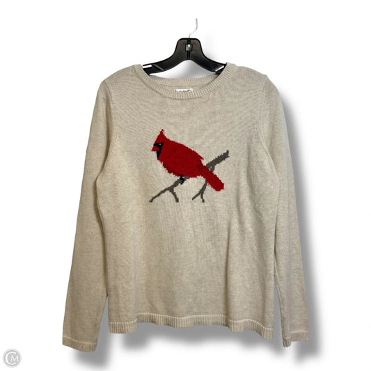 Sweater By Croft And Barrow In Tan, Size: M