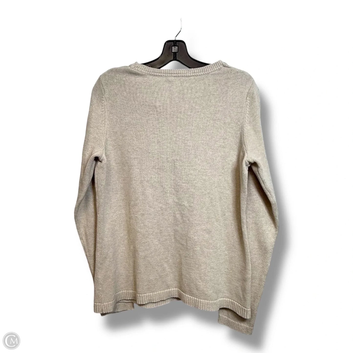 Sweater By Croft And Barrow In Tan, Size: M