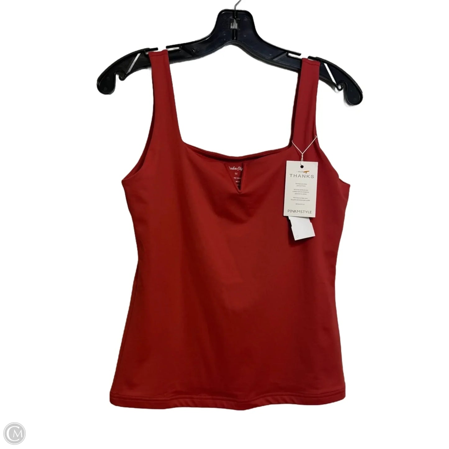 Athletic Tank Top By Clothes Mentor In Copper, Size: M