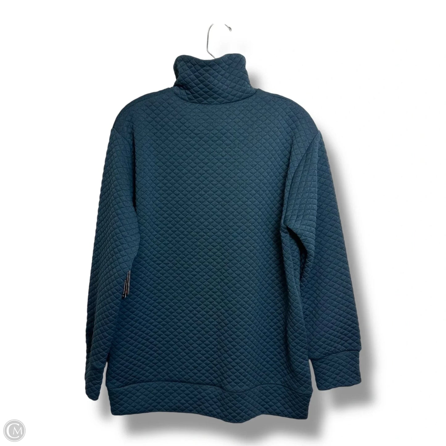 Athletic Jacket By New Balance In Teal, Size: M