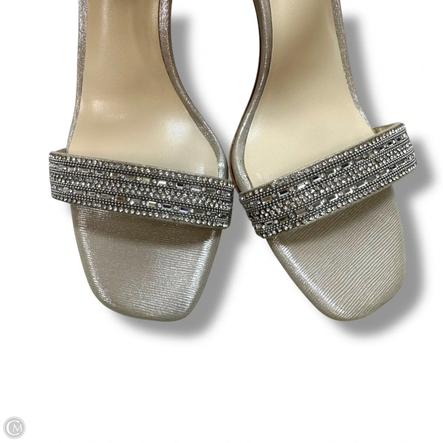 Shoes Heels Stiletto By Antonio Melani In Silver, Size: 9