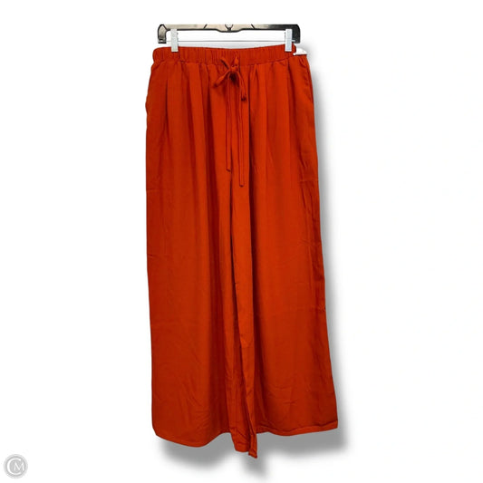 Pants Wide Leg By Cider In Copper, Size: L