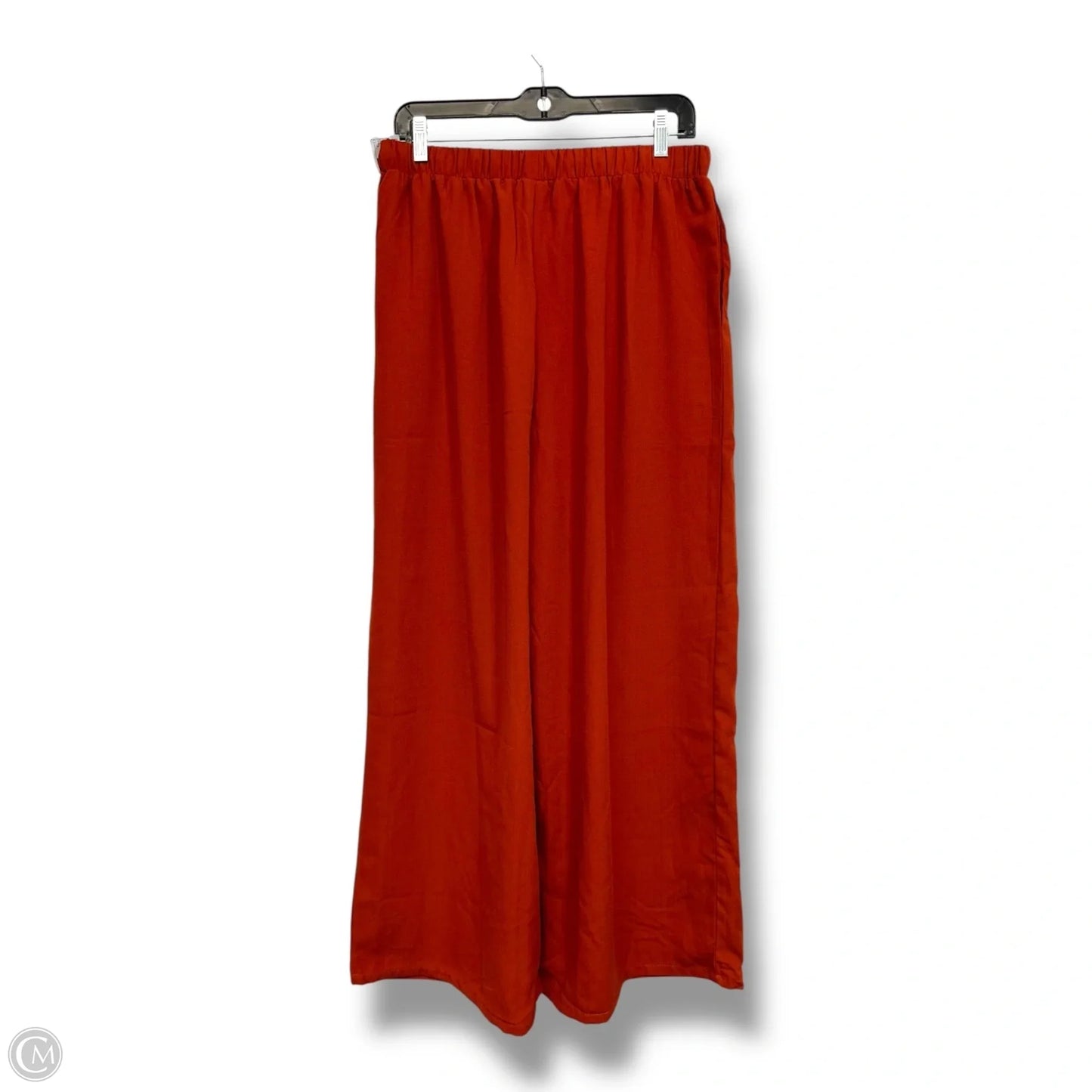 Pants Wide Leg By Cider In Copper, Size: L