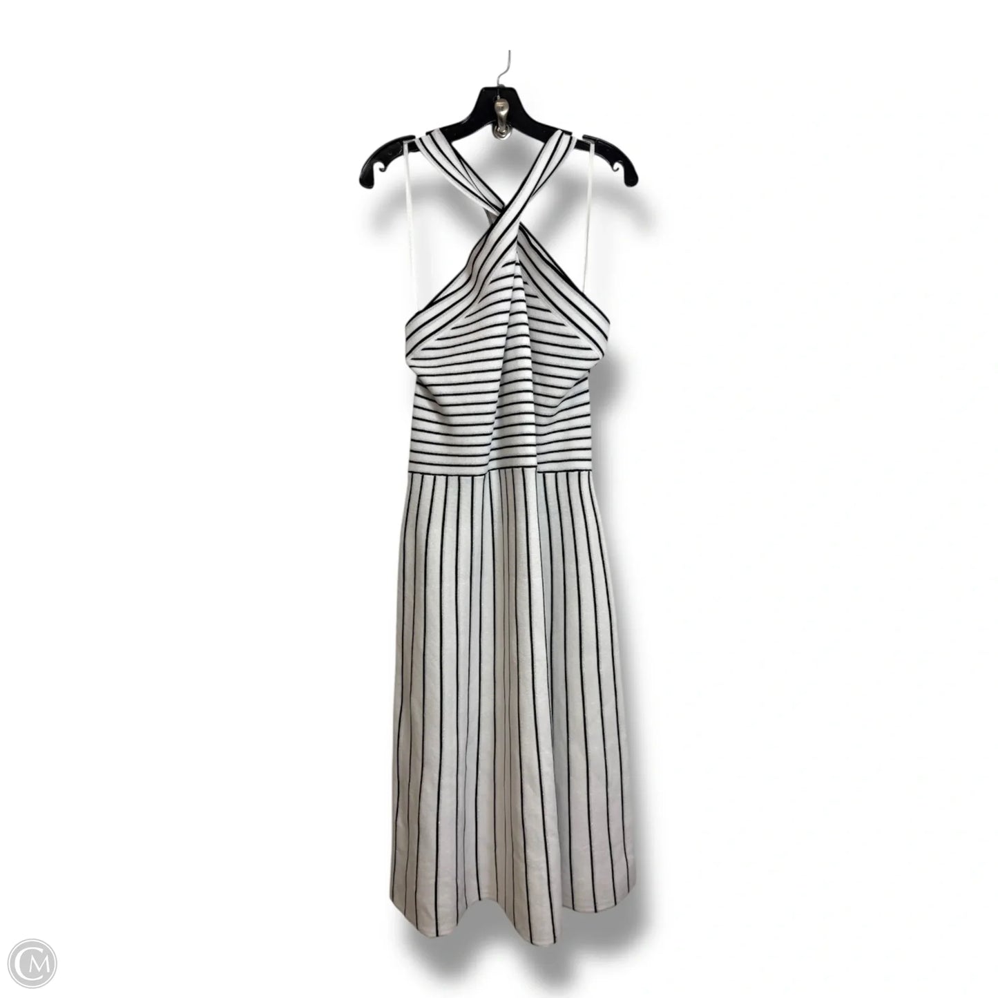 Dress Party Short By Ann Taylor In Black & White, Size: Xl