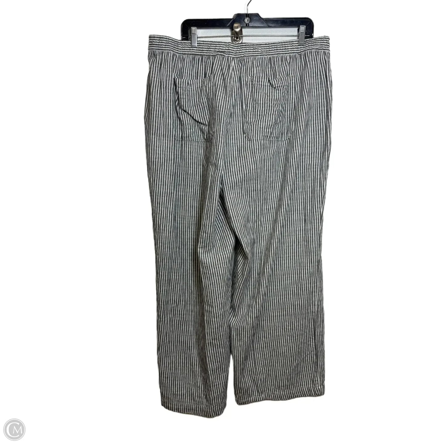 Pants Wide Leg By Old Navy In Striped Pattern, Size: Xl