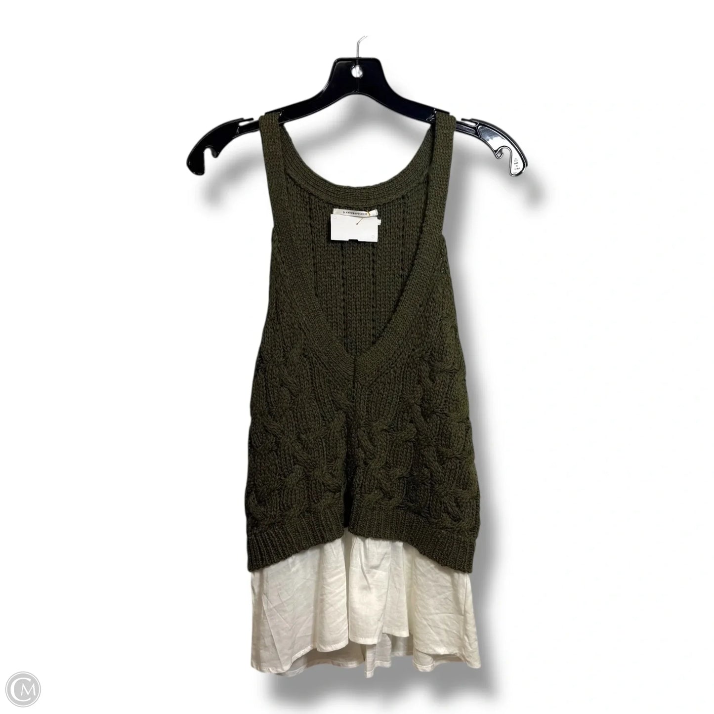 Tank Top By Anthropologie In Green, Size: M