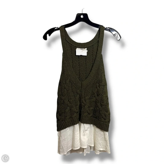 Tank Top By Anthropologie In Green, Size: M