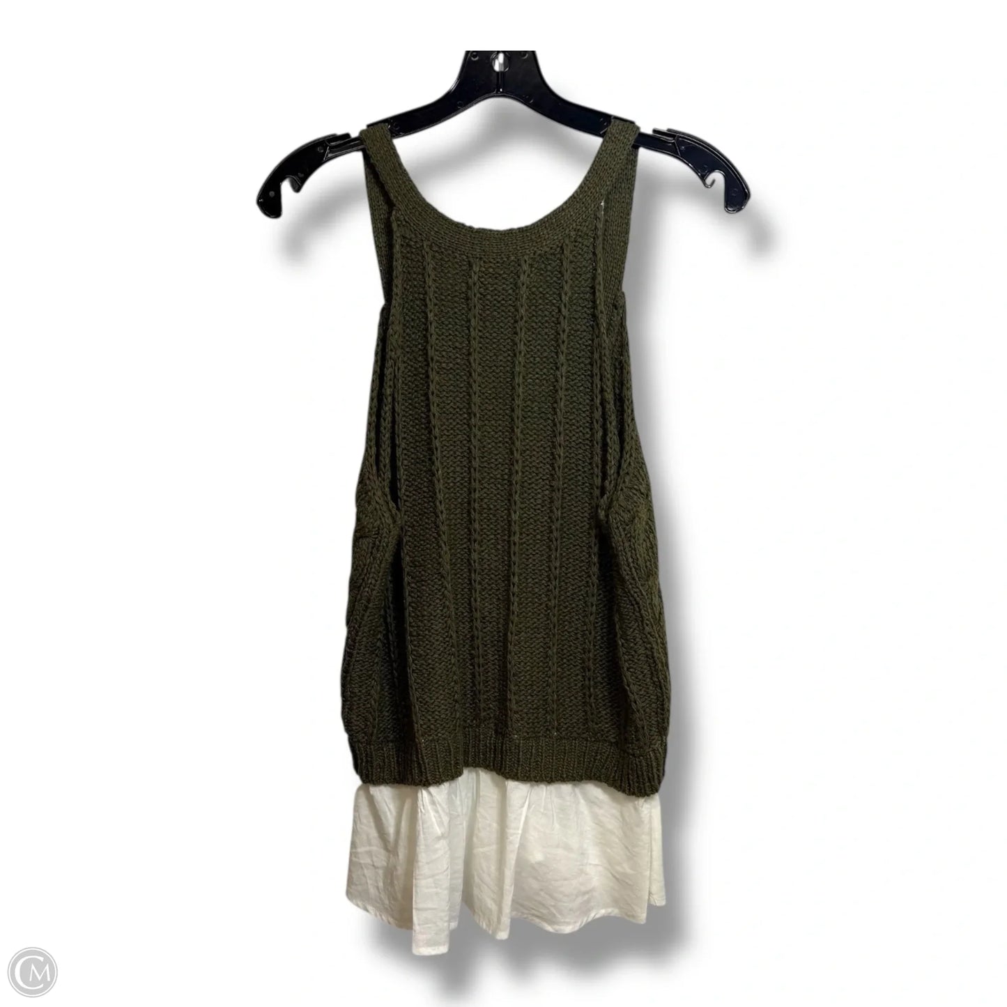 Tank Top By Anthropologie In Green, Size: M