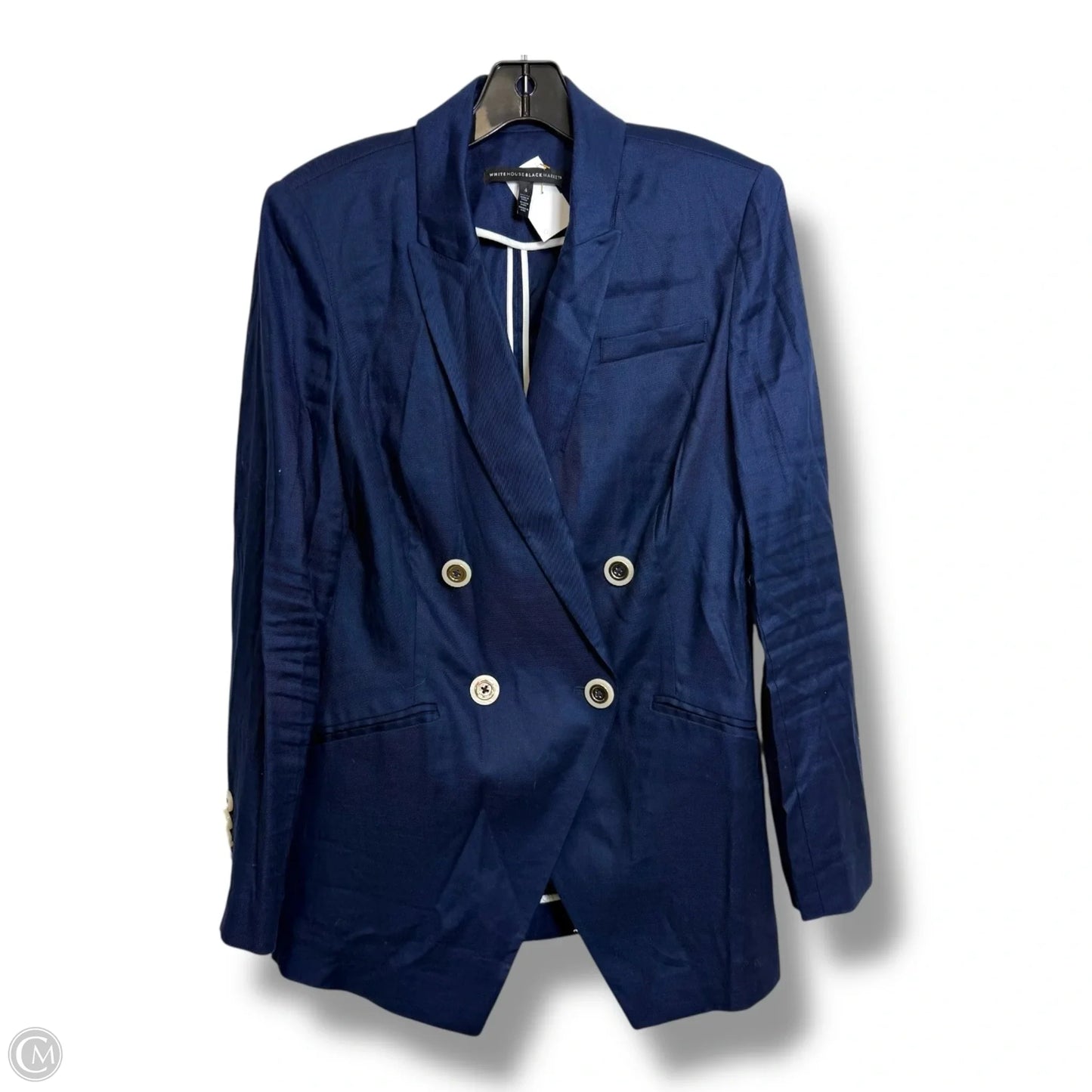 Blazer By White House Black Market In Navy, Size: 4