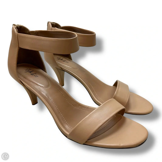 Shoes Heels Kitten By Style And Company In Tan, Size: 12