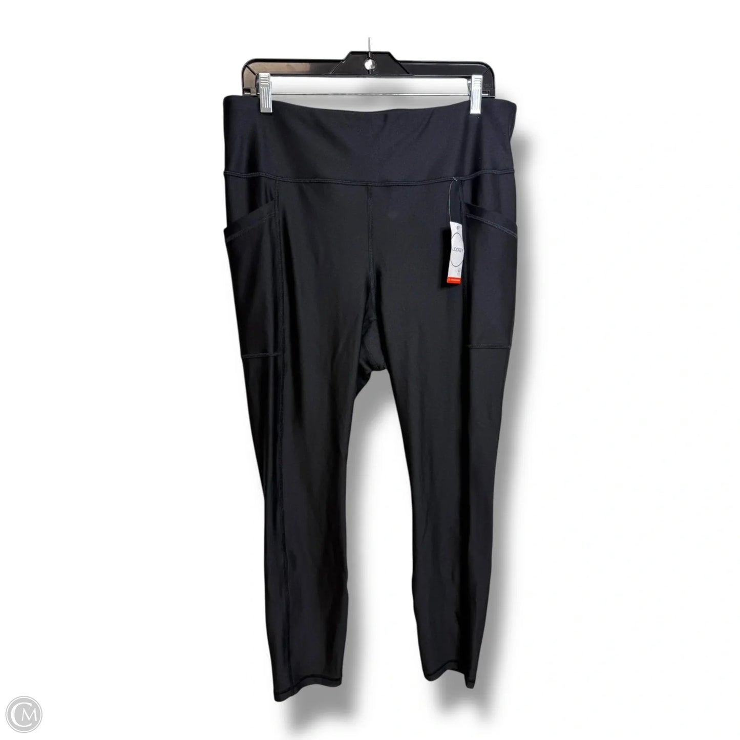 Athletic Leggings By Jockey In Black, Size: 1x