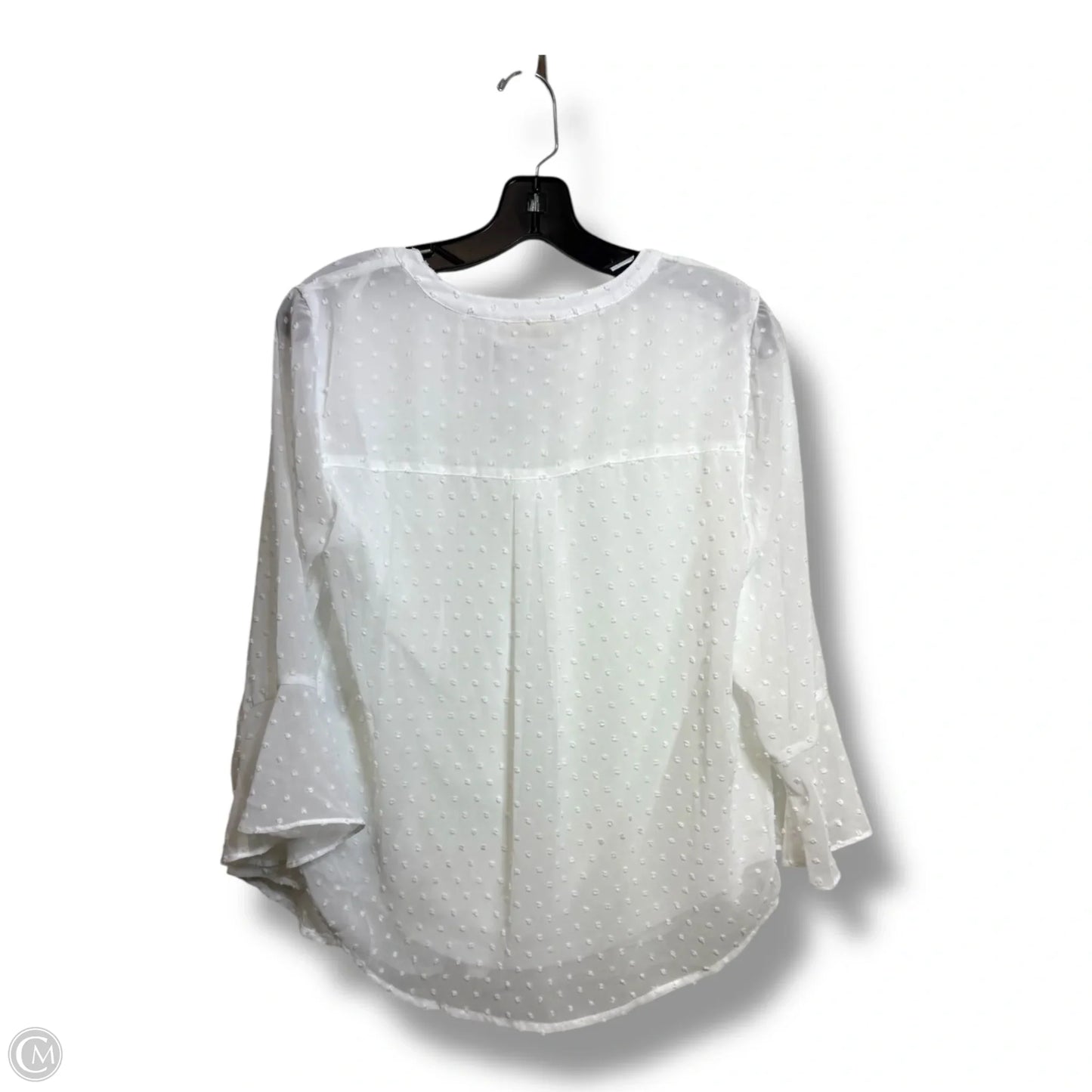 Top Long Sleeve By Style And Company In White, Size: Mp