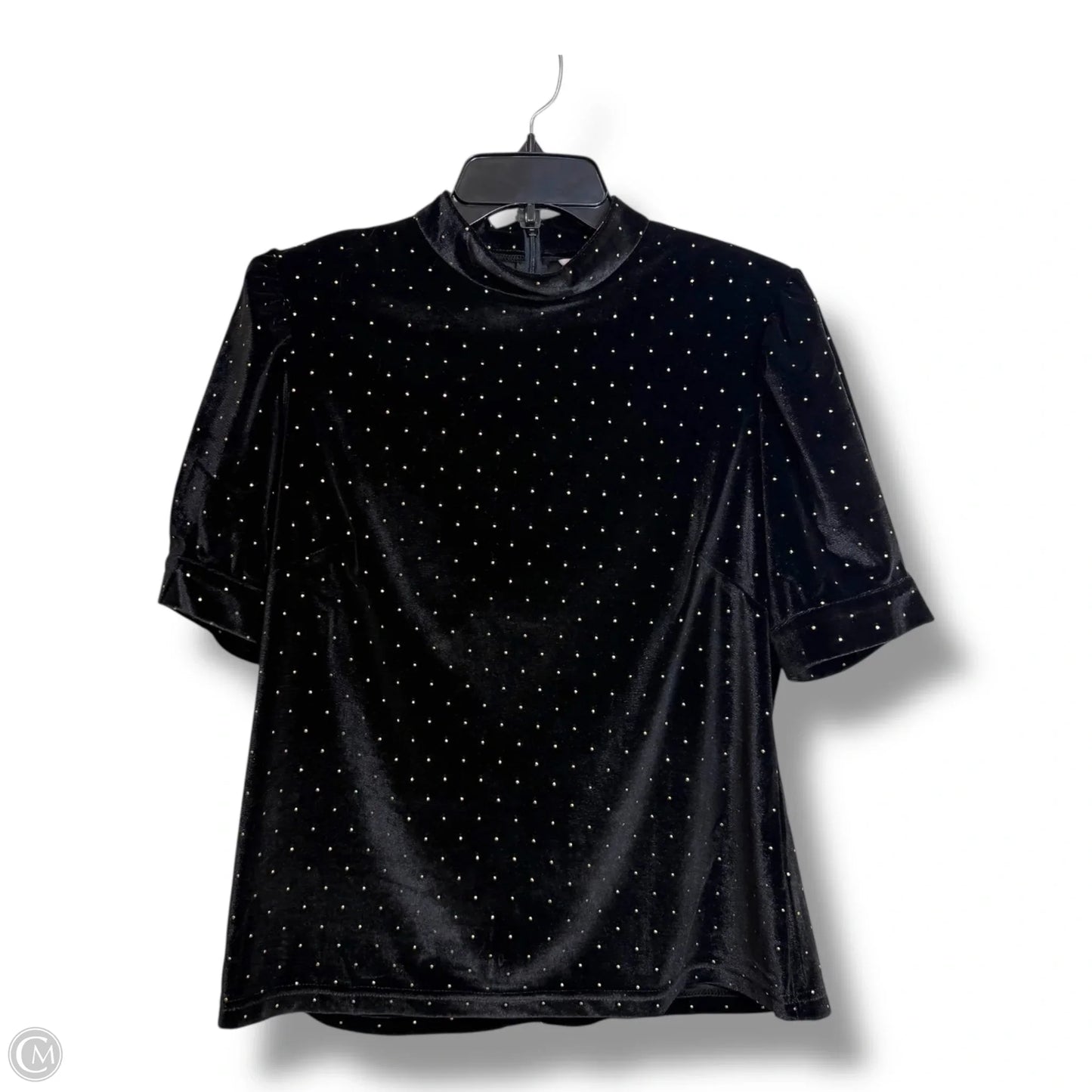 Top Short Sleeve By Nanette By Nanette Lepore In Black, Size: M