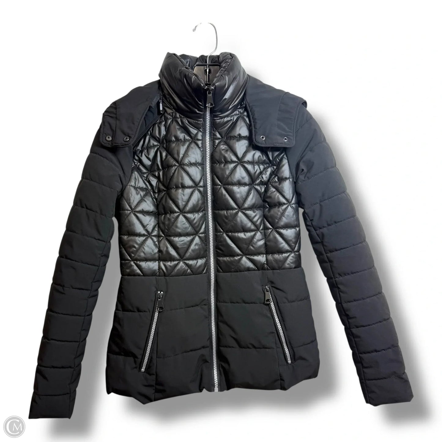 Jacket Puffer & Quilted By Marc New York In Black, Size: Xs