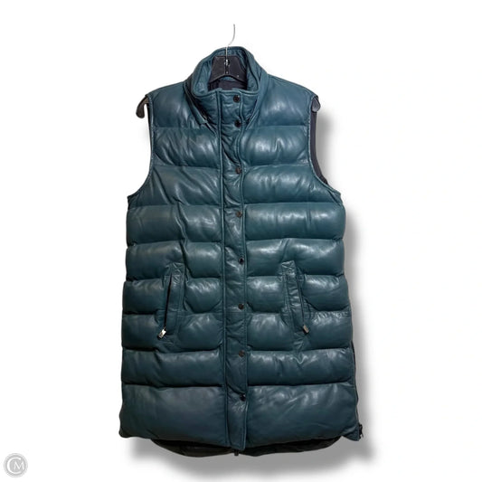 Vest Puffer & Quilted By BOD & Christensen In Teal, Size: L