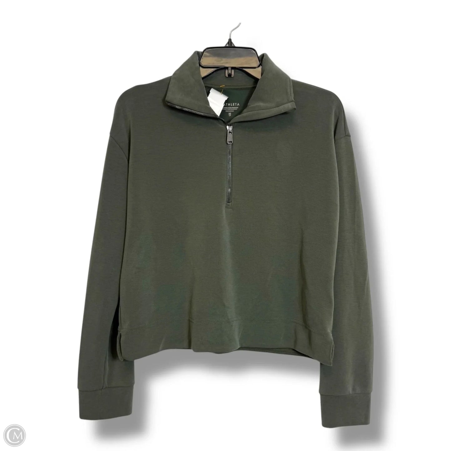 Athletic Jacket By Athleta In Green, Size: Xs