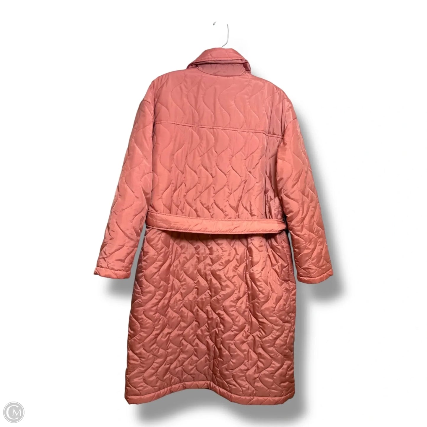 Jacket Puffer & Quilted By Who What Wear In Coral, Size: M