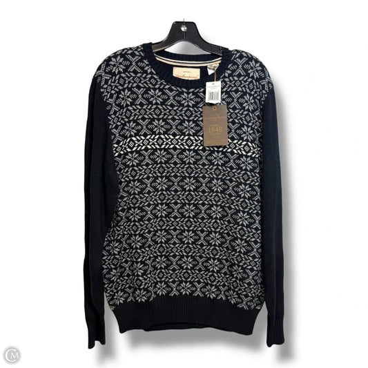 Sweater By Weatherproof In Black, Size: L