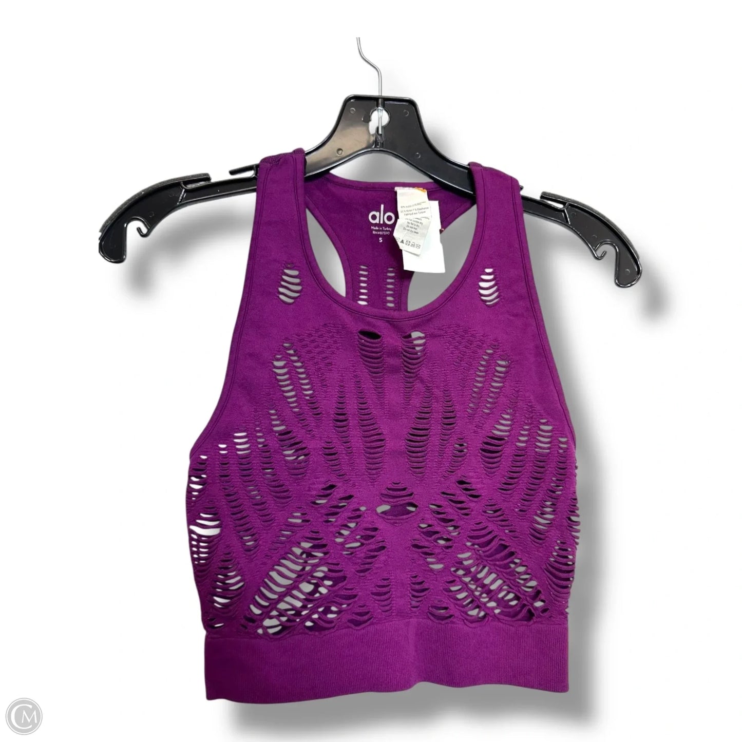 Athletic Tank Top By Alo In Purple, Size: S