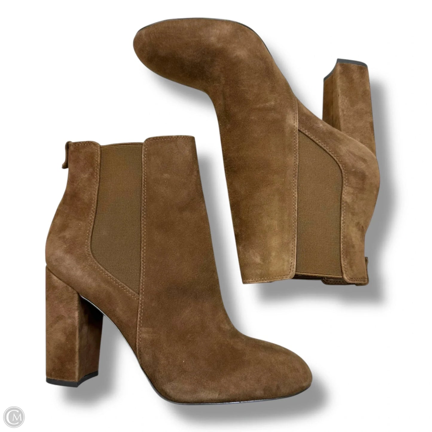 Boots Ankle Heels By Sam Edelman In Tan, Size: 8.5
