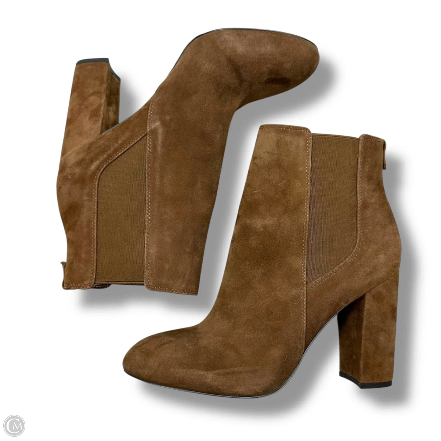 Boots Ankle Heels By Sam Edelman In Tan, Size: 8.5