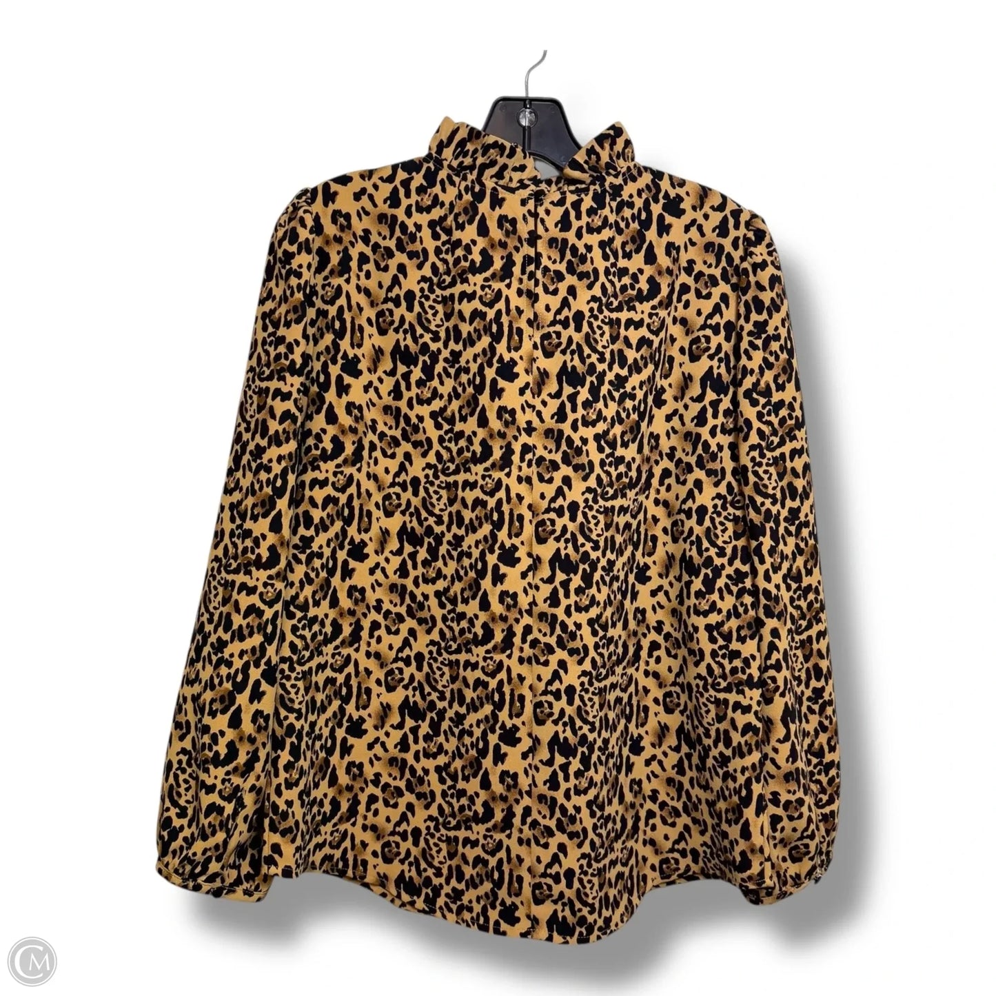 Top Long Sleeve By J. Crew In Animal Print, Size: S