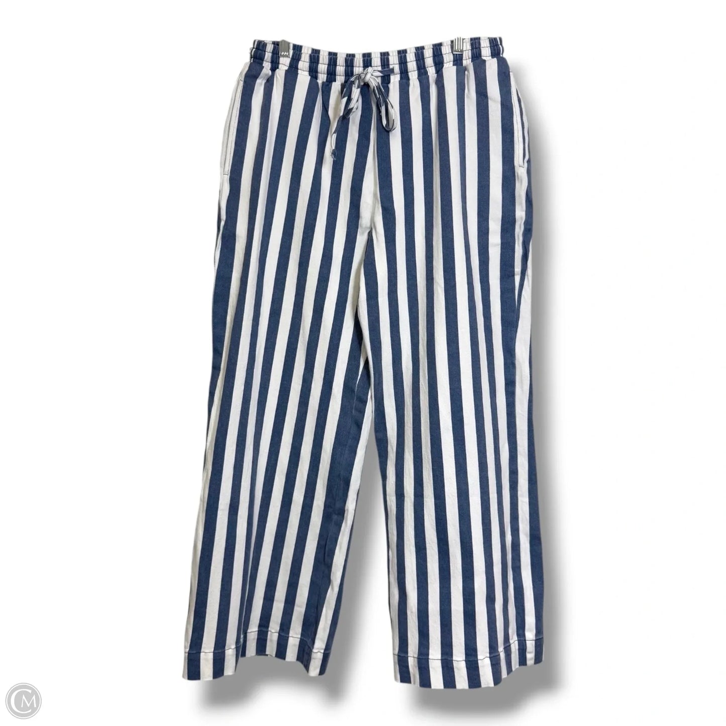 Pants Wide Leg By Bibi In Striped Pattern, Size: Xl